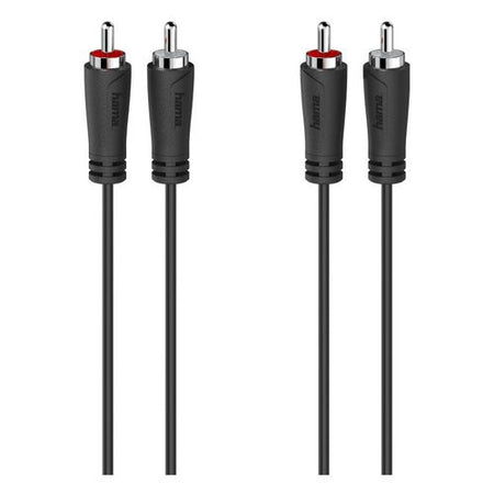 Cavo RCA Hama 00205258 Plugs Black