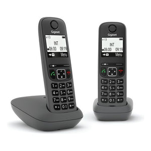 Cordless Gigaset L36852 H2810 K133 AS SERIES As490 Duo Black