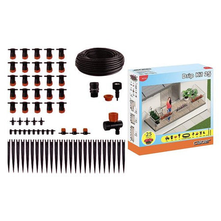 Kit irrigazione a goccia Claber 90759 RAINJET Drip 25