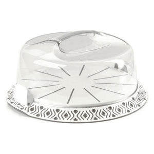 Porta torta Stefanplast 55850 TOSCA con coperchio Tortora