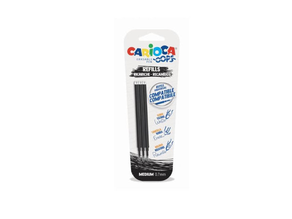 Refill Oops Nero Cancellabile 3 pezzi