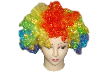 Parrucca riccia multicolor Topwell