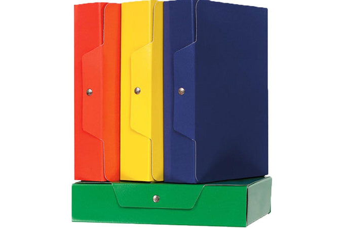 Cartelle progetto d.10 blu cf.5