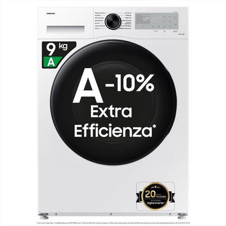 Samsung WW90CGC04DAHET Crystal Clean Lavatrice cm. 60 - capacità 9 kg - bianco