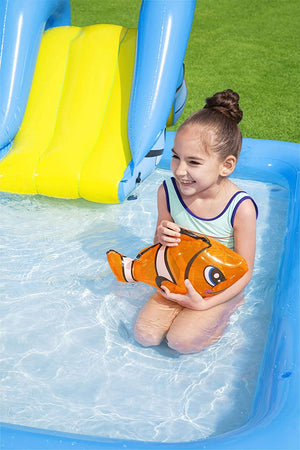 Piscina gonfiabile per bambini Bestway con scivolo e spruzzi
