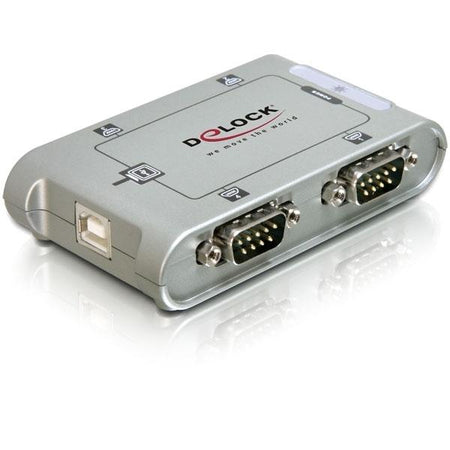 DeLOCK 4 Port USB 2.0 Serial Hub Argento (Delock USB 2.0 to 4 port serial HUB -)