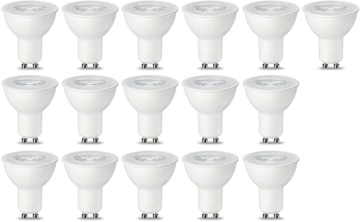 16 pz Lampadina LED GU10, 5.5W (equivalenti a 50W) Luce Bianca Calda 2700K Dimmerabile