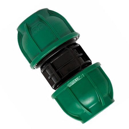 Manicotto in polipropilene a compressione per irrigazione e giardinaggio PN 10 Bar