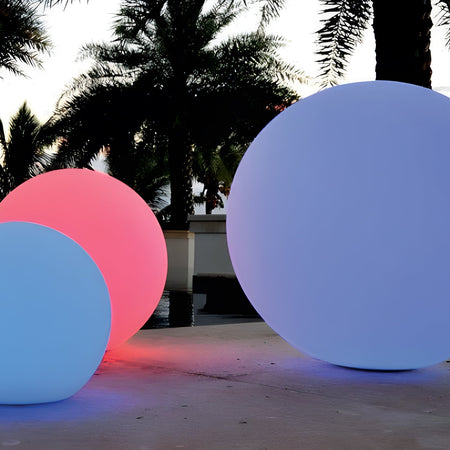 Lampada Hoop Bright luminosa sfera con led "Made in Italy" per esterno