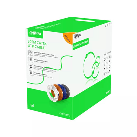 Dahua Cavo di rete Lan 305m UTP Cat5E Cca - PFM922I-5EUN-W