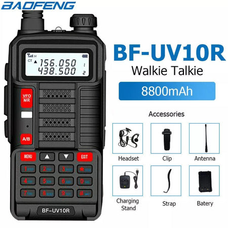 RADIO BAOFENG UV-10R RICETRASMITTENTE VHF/UHF Dual Band 136-174 MHZ400-520