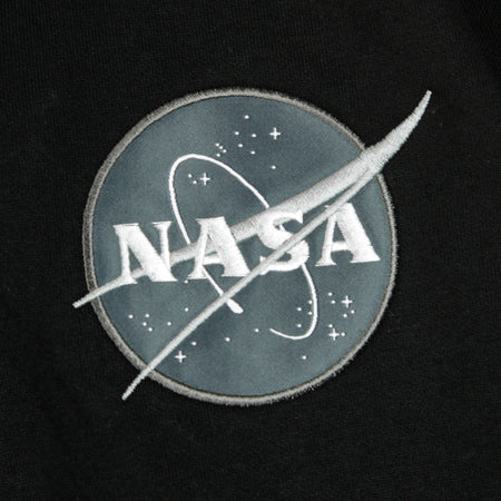 ALPHA INDUSTRIES Felpa Cappuccio Uomo Space Shuttle Hoody Black da uomo