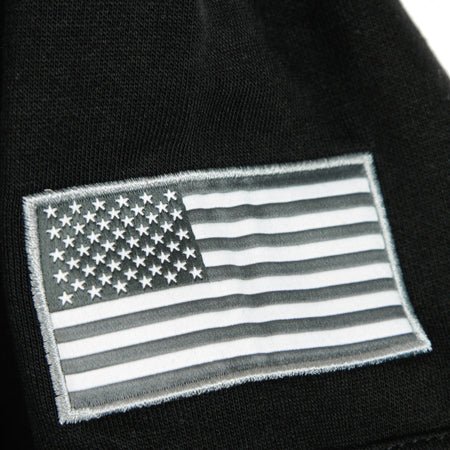 ALPHA INDUSTRIES Felpa Cappuccio Uomo Space Shuttle Hoody Black da uomo