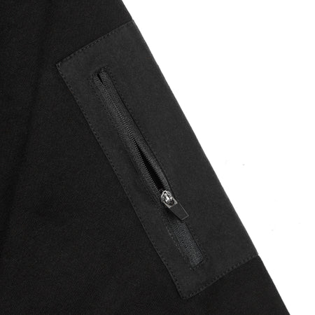 DOLLY NOIRE Felpa Cappuccio Uomo Special Pocket Hoodie Black da uomo