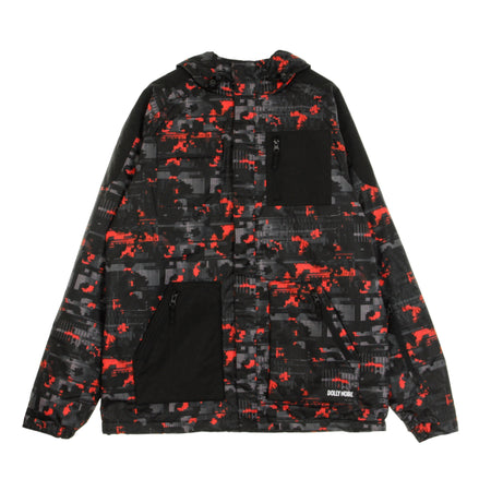 DOLLY NOIRE Giaccone Uomo Full Zip Glitch Glitch Camo da uomo