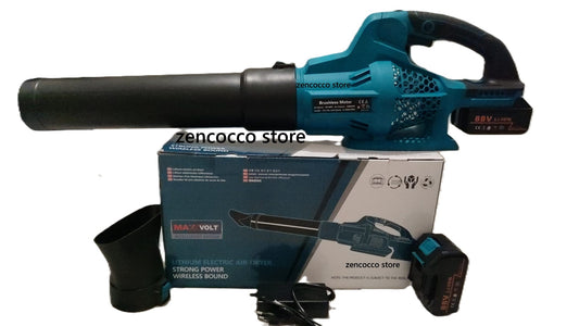 SOFFIATORE Foglie per Giardino 2 BATTERIE 6 VELOCITA Fino a 21000 Giri/Min 580W
