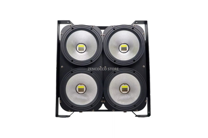 BLINDER ACCECATORE RGBW Dj Strobo DMX COB LED 4x100W Proiettore LUCI PALCOSCENIC