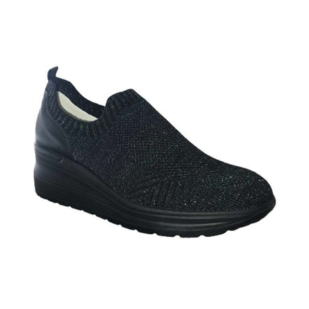 SCARPA DONNA ENVAL SOFT IN TELA NERA