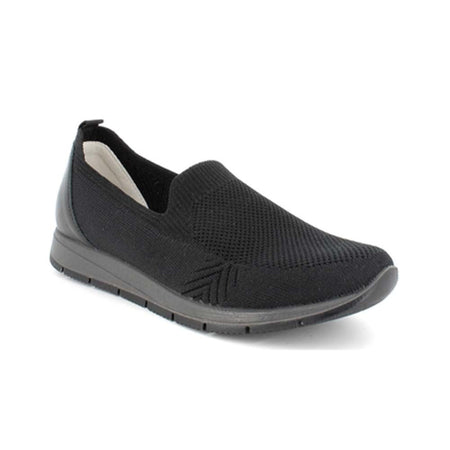 SCARPA DONNA SLIP ON IN TELA NERA