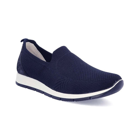SCARPA DONNA SLIP ON ENVAL SOFT IN TELA BLU