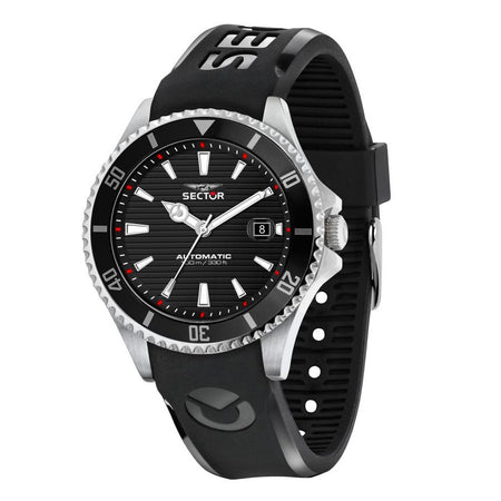 Orologio SECTOR uomo 230 Automatico datario gomma nero