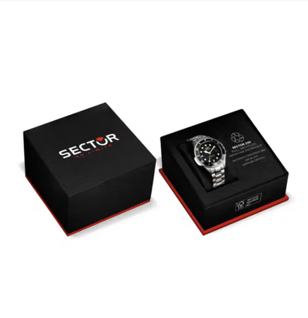 Orologio SECTOR uomo 230 Automatico datario acciaio / nero