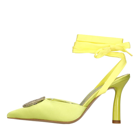 Emanuelle Vee Scarpe con Tacco Verde da donna