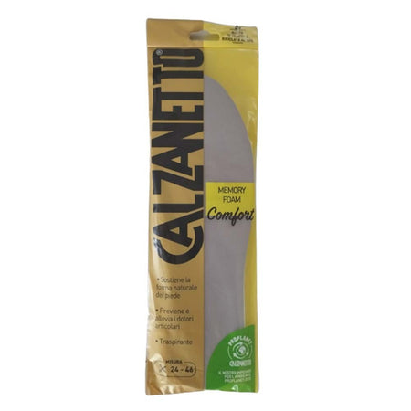 CALZANETTO SOLETTA MEMORY FOAM