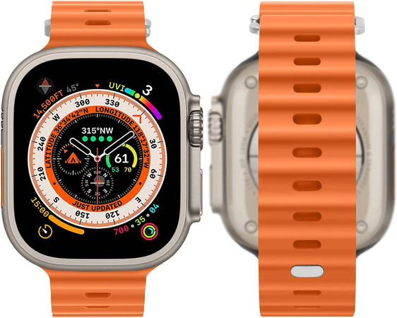 Orologio Smart Watch Ultra2 Serie Big2.01 49mm Con 7 Cinturini Touchscreen Sport