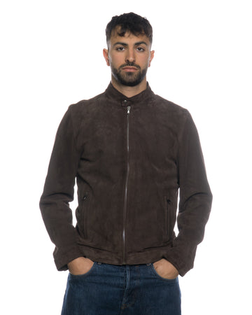 U010 - Giacca Uomo Nabuk in vera pelle