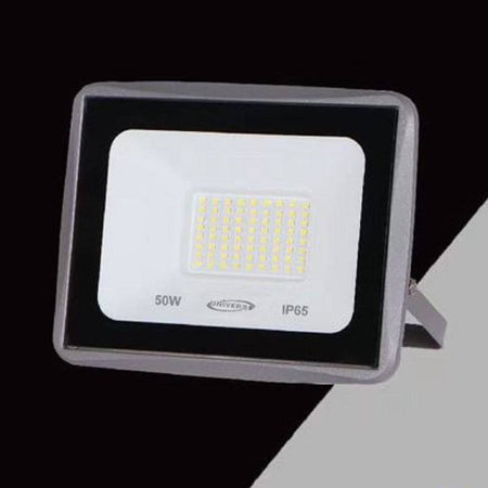 Faretto Led Faro 50watt 4500lm Ip65 Grigio Luce Calda Naturale Fredda Ek02-50w-g