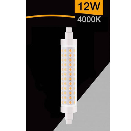 Lampadina Led R7s 12 W 1320lm Tubolare Luce 3000k 4000k 6500k Sparac-r7s-12w-001