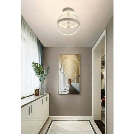 Lampadario Led 22w Cerchio Plafoniera Pendente Soffitto Luce 4000k 3000k 6500k Pn-02b