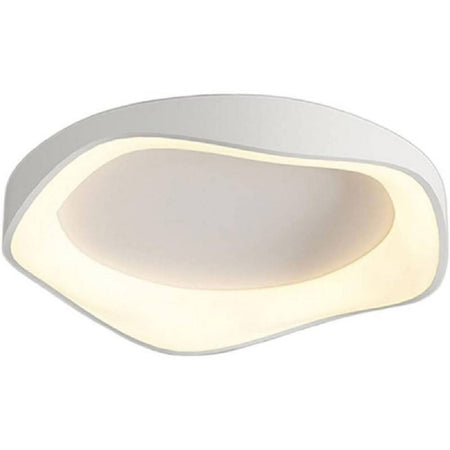 Plafoniera Led A Onda Bianca 38 W Ultra Moderna Tre Colorazione Di Luce C53-b3c