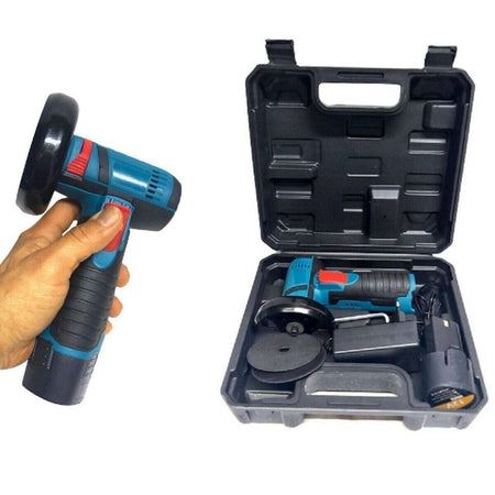 Mini Flex Smerigliatrice A Batteria Litio 12v 1.5ah Disco 76mm Portatile Pratico