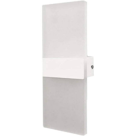 Applique Led Rettangolare 10w Parete Doppia Emissione 3 Colorazioni Luce E37-b3c