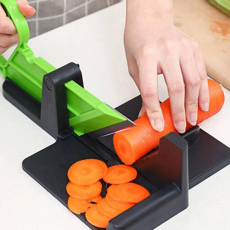 Affettatrice Manuale Affetta Tutto Frutta Verdura Salumi Con Lama In Acciaio 304