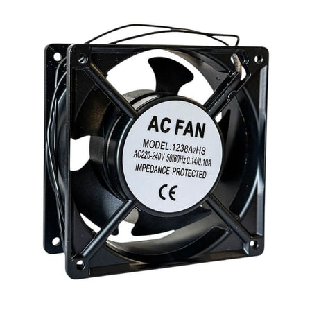 Ventilatore assiale con struttura in alluminio pressofuso stufe a pellet 14703001
