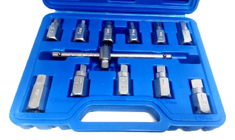 Chiave Del Carter Quadrato Ed Esagonale Set 12 Pezzi Chiavi Universali A Bussola