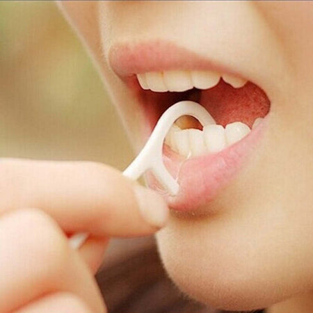 16pz-Archetto-Con-Filo-Interdentale-Pulizia-Cura-Denti-Gengive