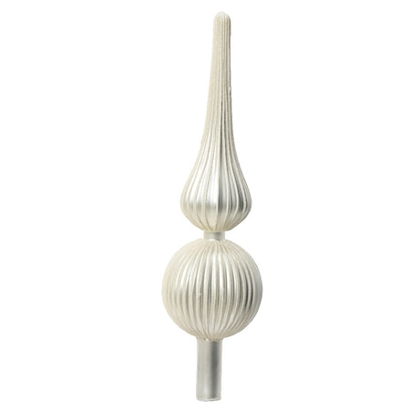 Puntale per albero di Natale con sfere in vetro decorazione e addobbo da 31 cm