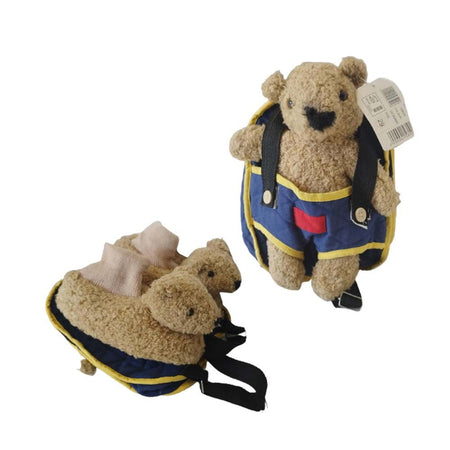PANTOFOLA PELUCHE BIMBO/A CON ZAINETTO