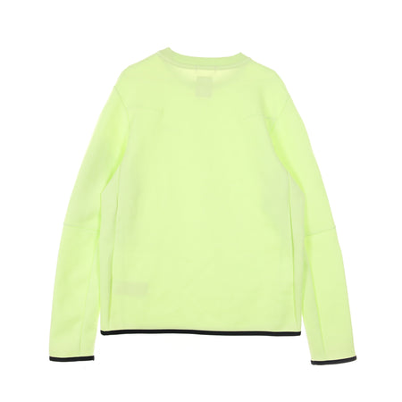 Nike Felpa Leggera Girocollo Uomo Sportswear Tech Fleece Lt Liquid Lime/black da uomo
