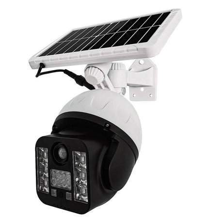 Telecamera Finta Sicurezza Luce Lampada Solare Con Sensore Di Movimento 60 W Led