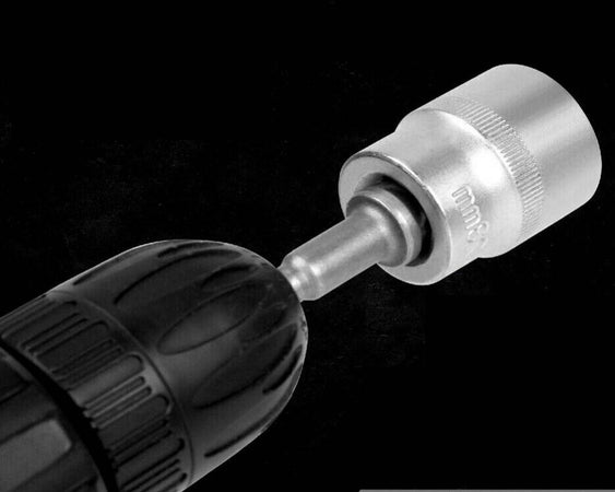 Set 9 Pz Adattatori Per Bussola 1/4" 3/8" 1/2" Per Avvitatore Trapano Sdy-96032