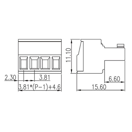 Connettore ad innesto per schede elettroniche stufe a pellet 14709012