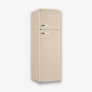 Frigorifero Retrò doppia porta Severin Crema RKG 8985 166.5x55
