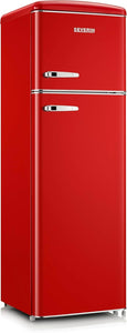 Frigorifero Retrò doppia porta Severin Rosso RKG 8983 166.5x55