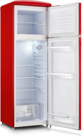 Frigorifero Retrò doppia porta Severin Rosso RKG 8983 166.5x55