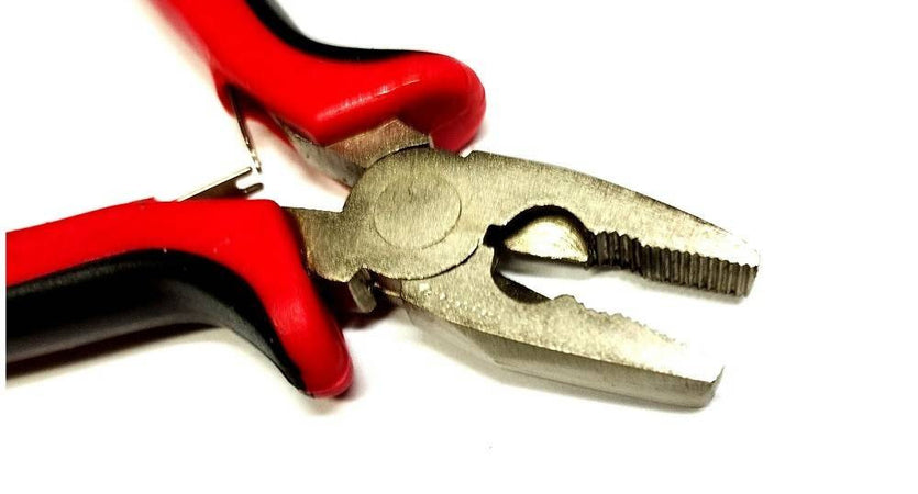 Set 3 Pezzi Mini Pinze Pinzette Di Precisione 125 Mm Per Elettronica Bricolage